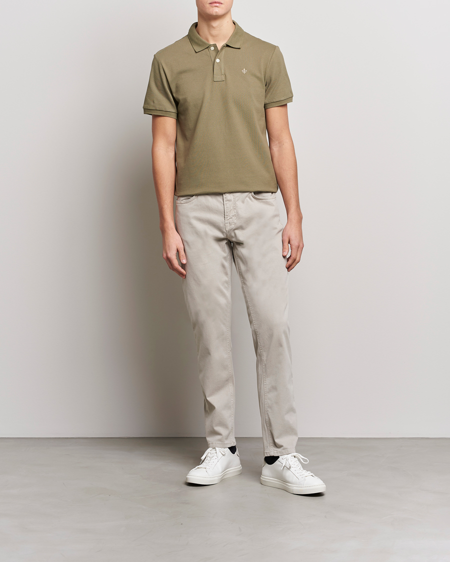 Men | Trousers | Morris | James Brushed Chinos Khaki