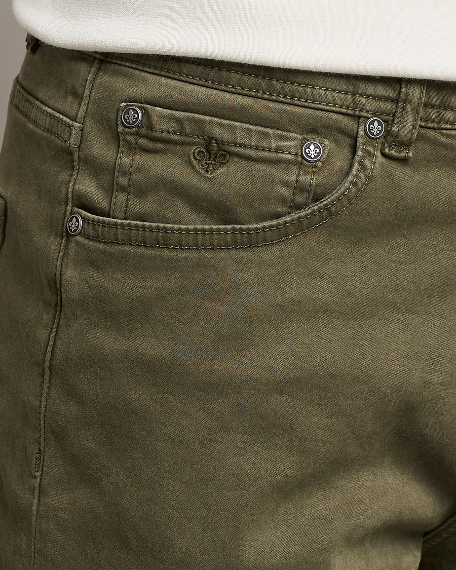 Men | Trousers | Morris | James Brushed Chinos Olive