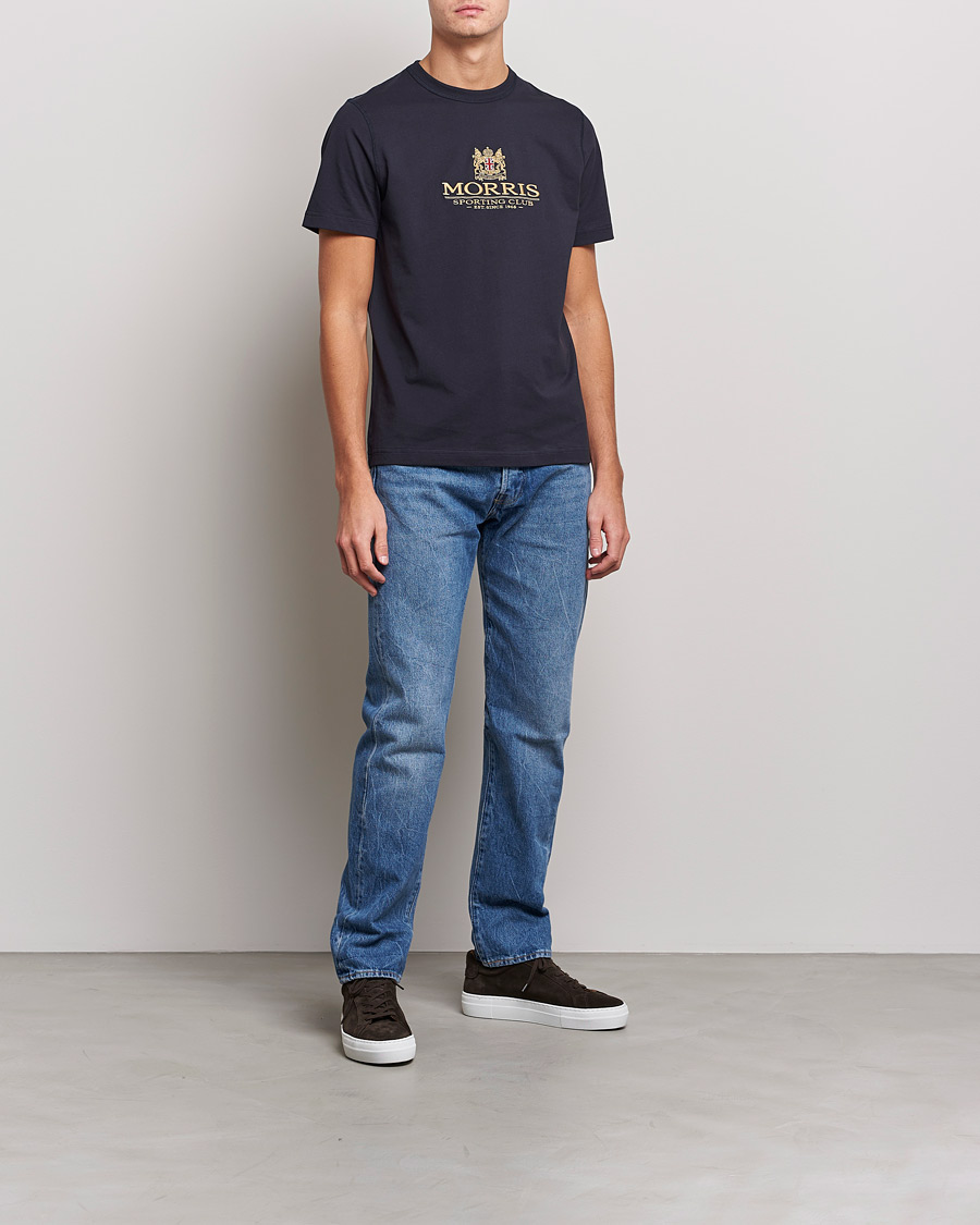 Men | T-Shirts | Morris | Trevor Logo T-shirt Blue