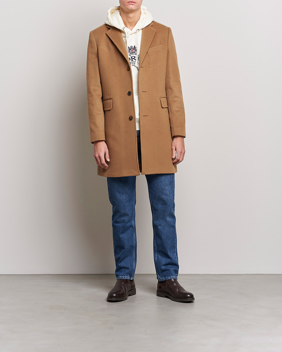 Men | Coats & Jackets | Morris | Wool/Cashmere Coat Camel