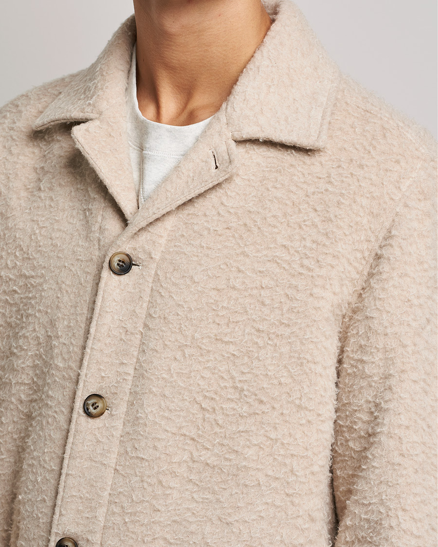 Men | Coats & Jackets | Morris | Shaggy Shirt Jacket Beige