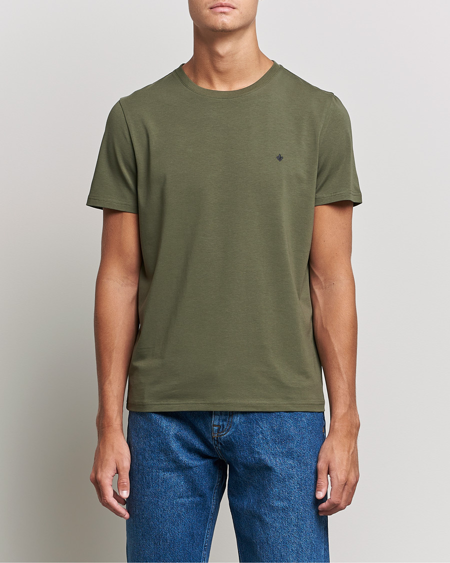 Men | T-Shirts | Morris | James Crew Neck T-shirt Olive