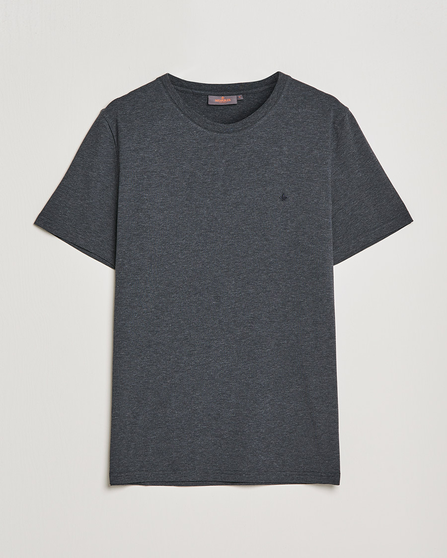 Men |  | Morris | James Crew Neck T-shirt Dark Grey