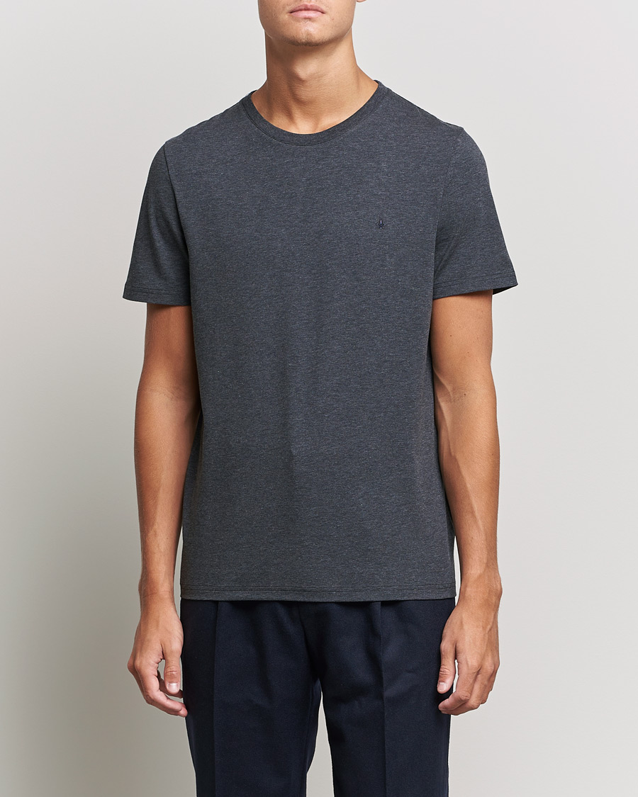 Men | T-Shirts | Morris | James Crew Neck T-shirt Dark Grey