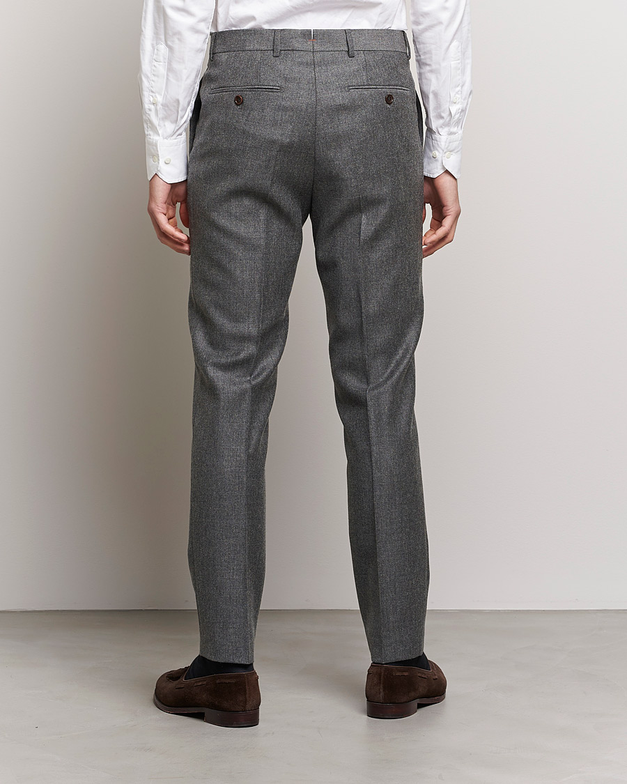 Men | Trousers | Morris | Bobby Flannel Trousers Grey