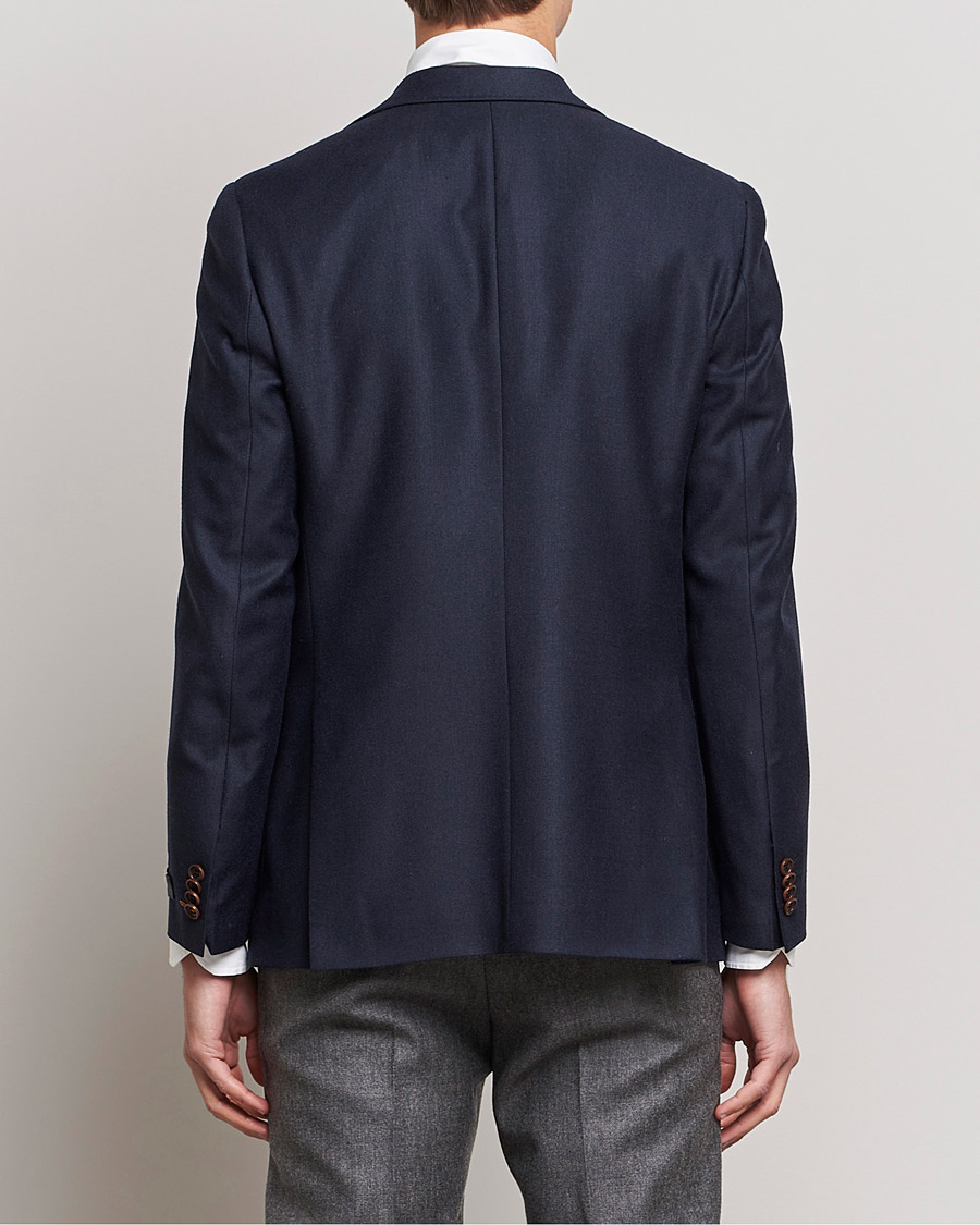 Men | Blazers | Morris | Archie Flannel Blazer Navy