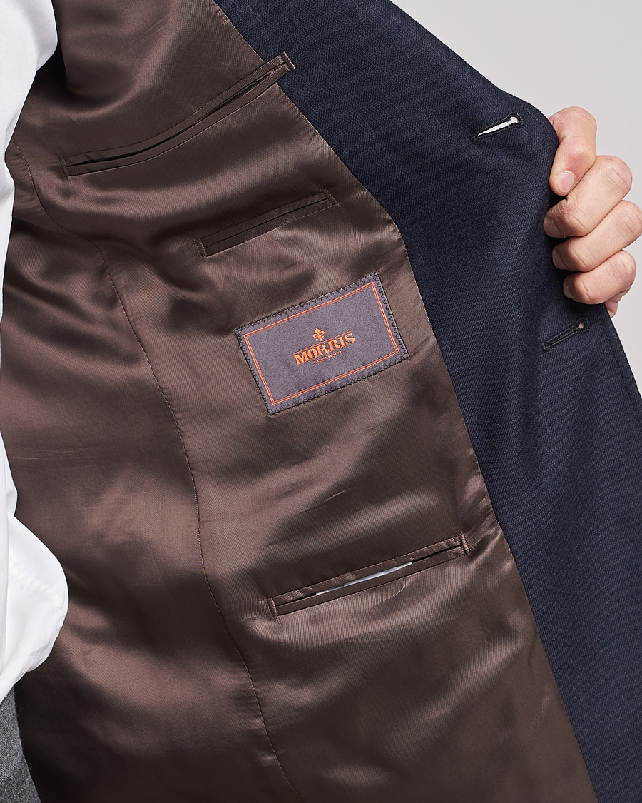 Men | Blazers | Morris | Archie Flannel Blazer Navy