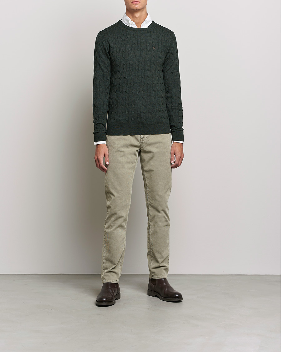 Men | Trousers | Morris | James Corduroy 5-Pocket Pants Khaki Grey
