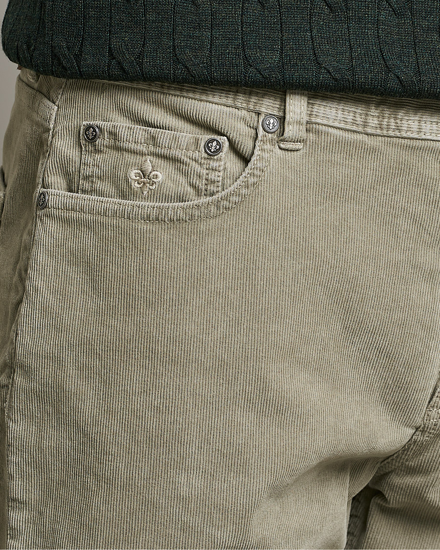 Men | Trousers | Morris | James Corduroy 5-Pocket Pants Khaki Grey