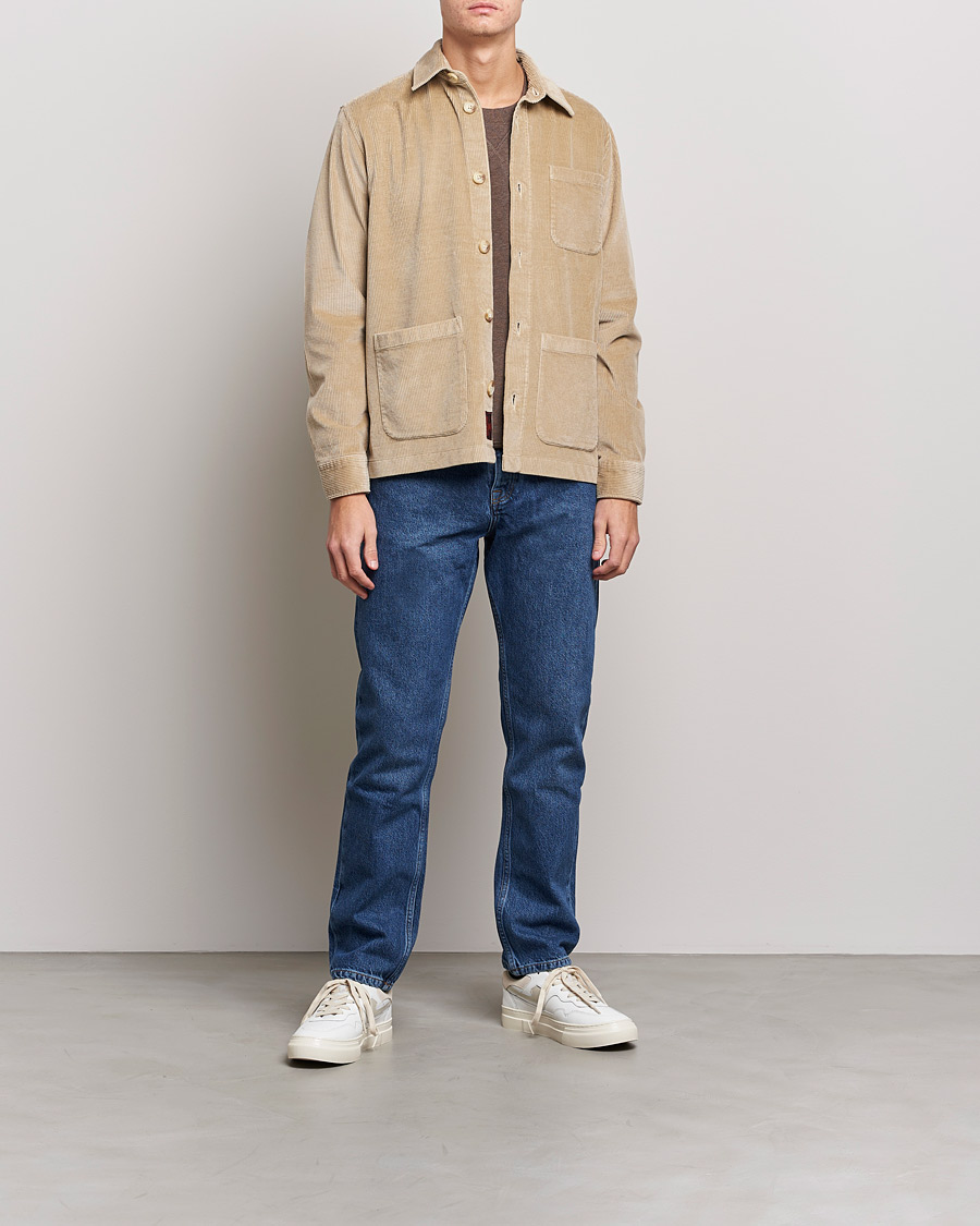 Men |  | Morris | Heaton Corduroy Shirt Jacket Khaki