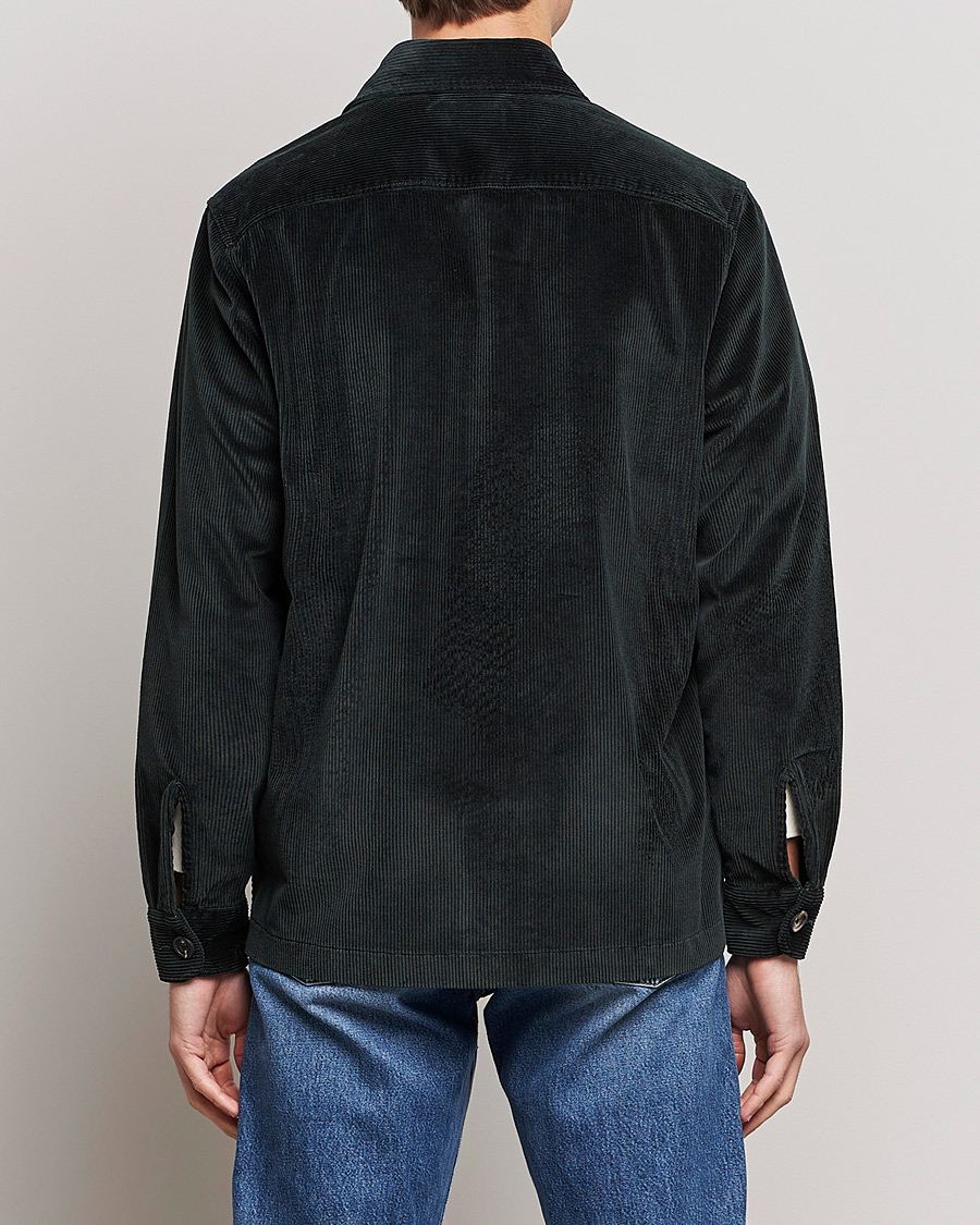 Men | Shirts | Morris | Heaton Corduroy Shirt Jacket Olive