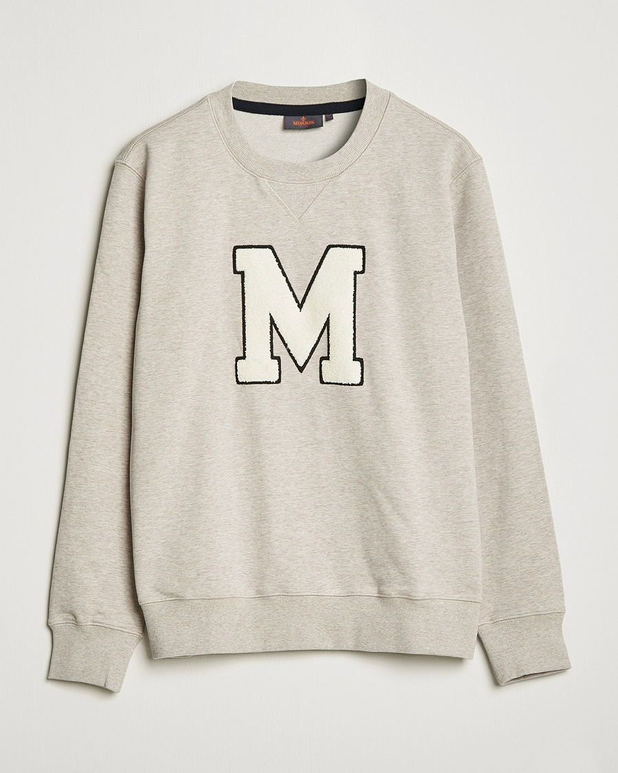 Men | Sweaters & Knitwear | Morris | Leoni Logo Sweatshirt Khaki