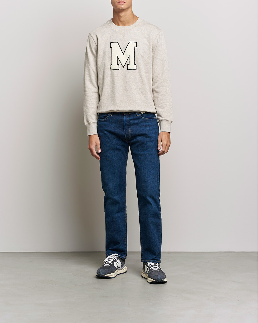 Men | Sweaters & Knitwear | Morris | Leoni Logo Sweatshirt Khaki