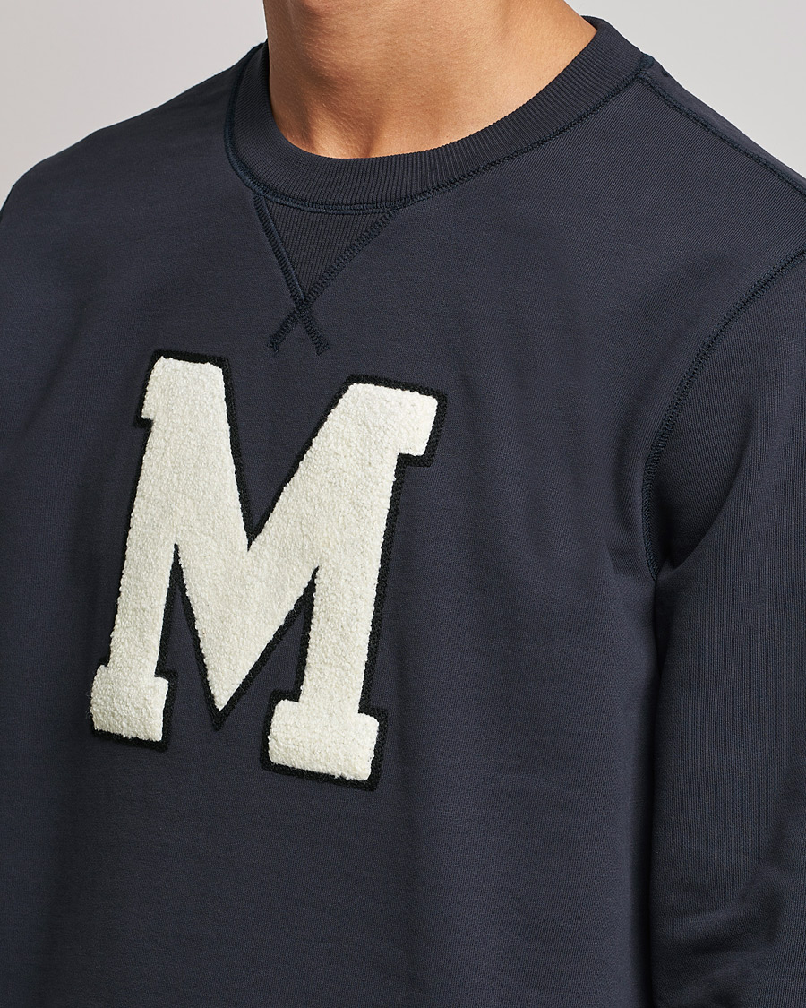 Men | Sweaters & Knitwear | Morris | Leoni Logo Sweatshirt Old Blue