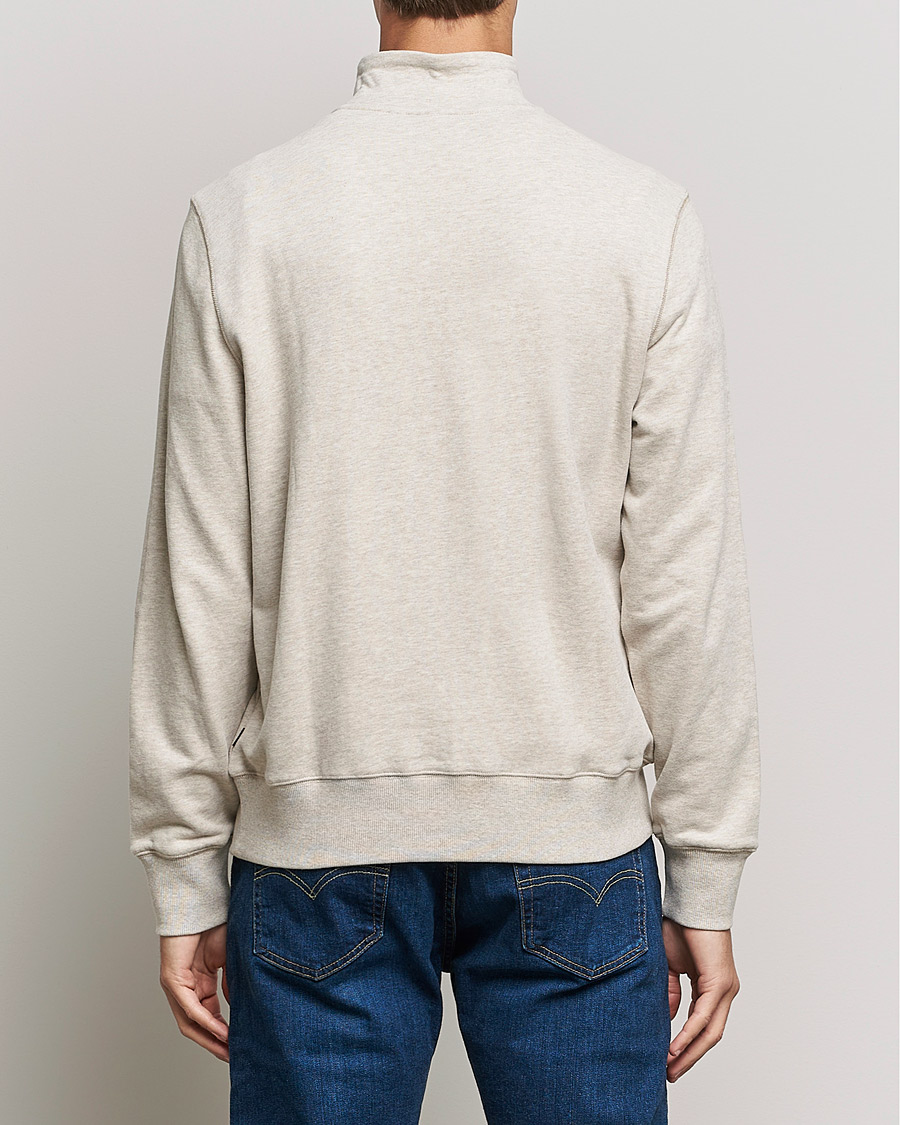 Men | Sweaters & Knitwear | Morris | Dante Half Zip Sweatshirt Khaki
