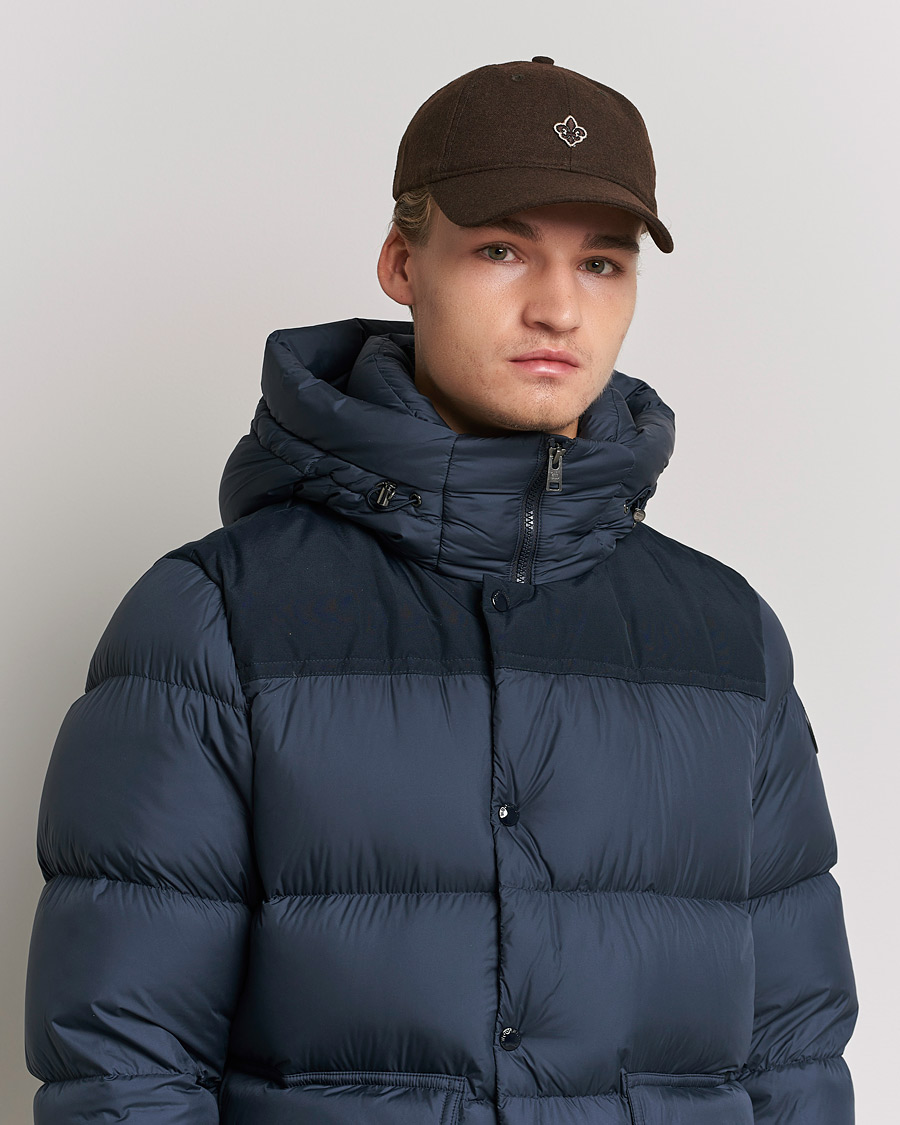 Men | Morris Archie Flannel Felt Cap Brown | Morris | Archie Flannel Felt Cap Brown