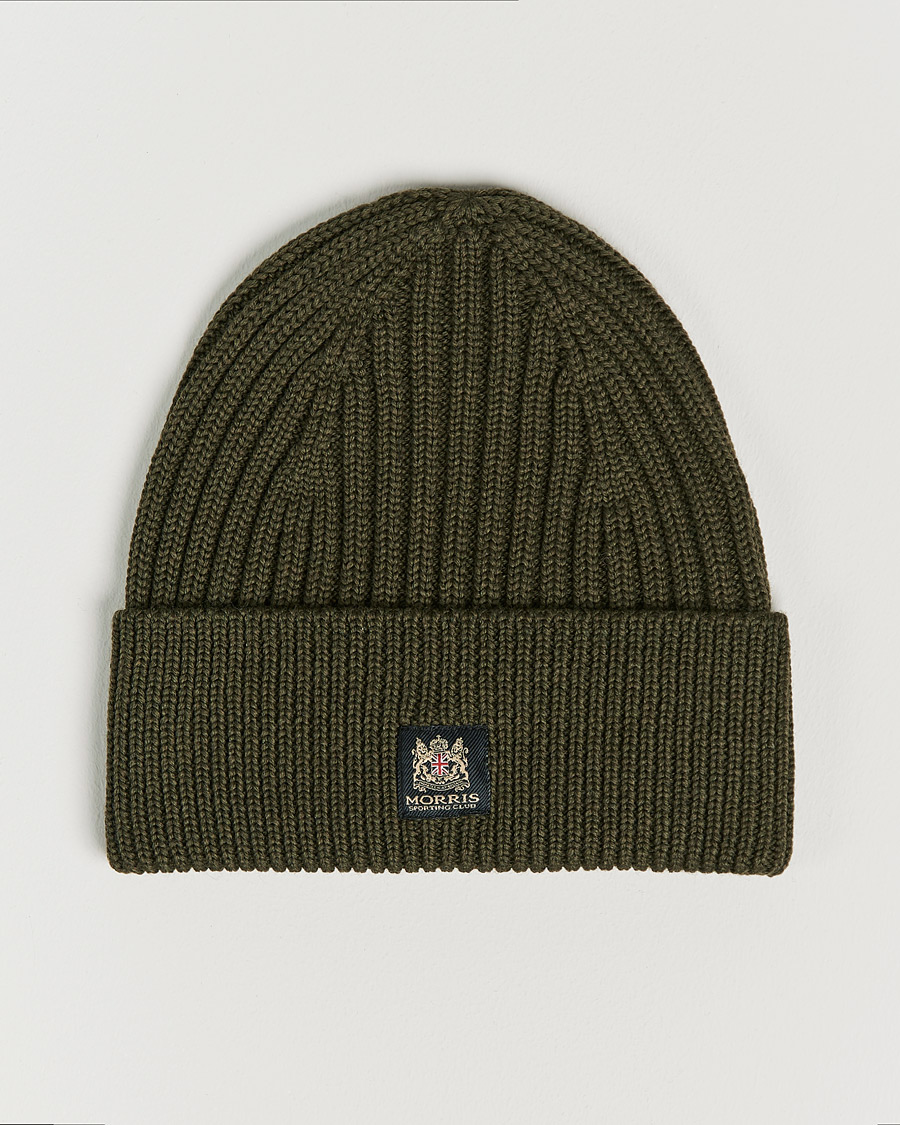 Men | Morris Travor Merino Beanie Olive | Morris | Travor Merino Beanie Olive