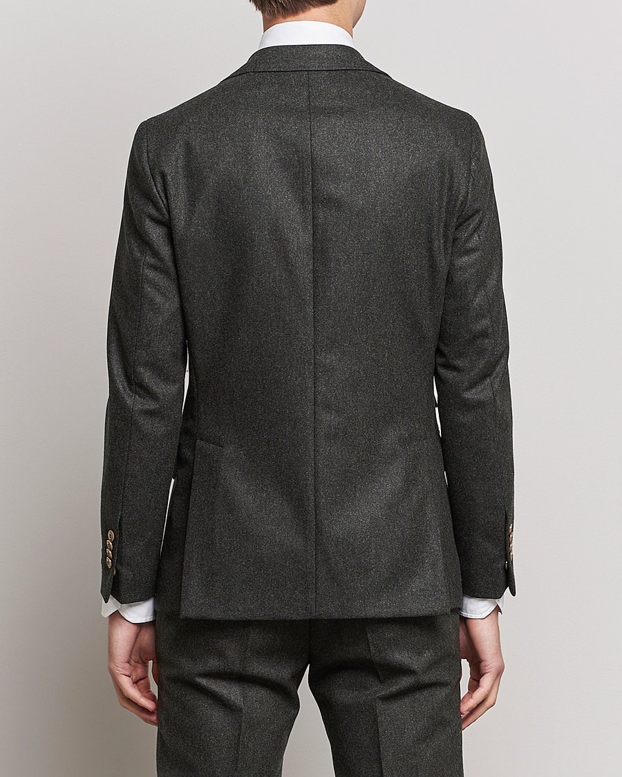 Men | Blazers | Morris Heritage | Keith Flannel Suit Blazer Green