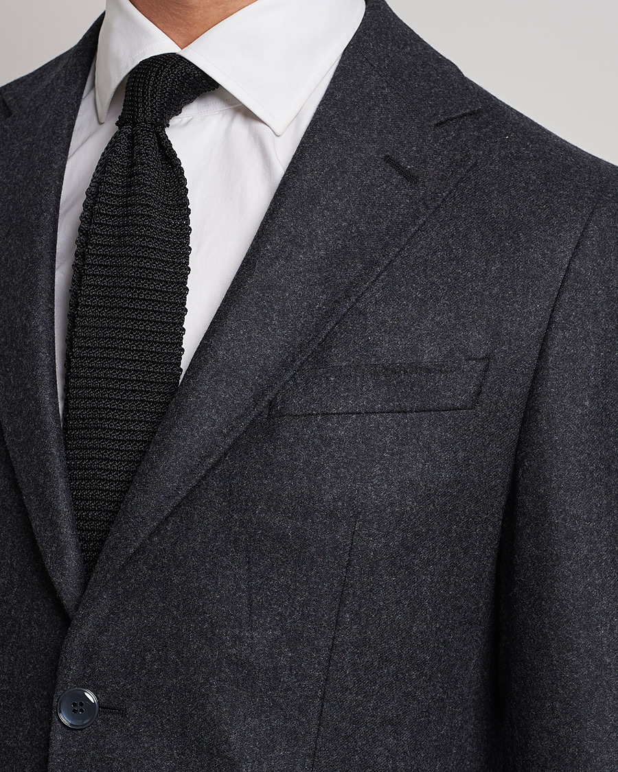 Men | Blazers | Morris Heritage | Keith Flannel Suit Blazer Grey