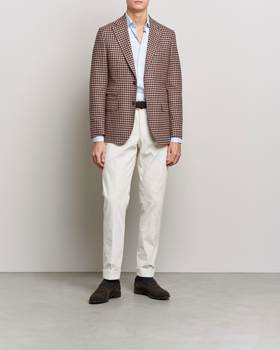 Men | Clothing | Morris Heritage | Jack Cord Trousers Off White