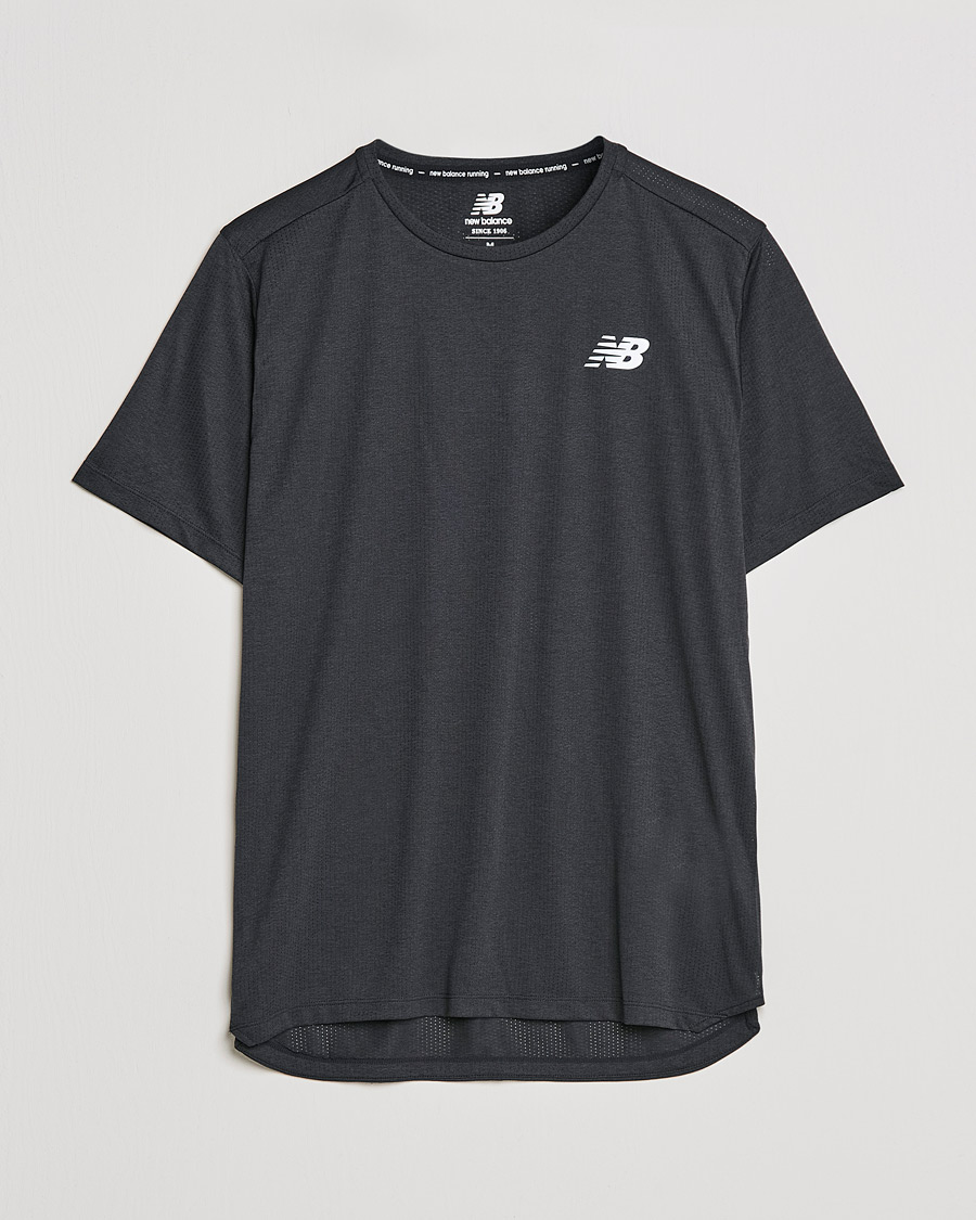 Men | T-Shirts | New Balance Running | Impact Run Short Sleeve T-Shirt Black