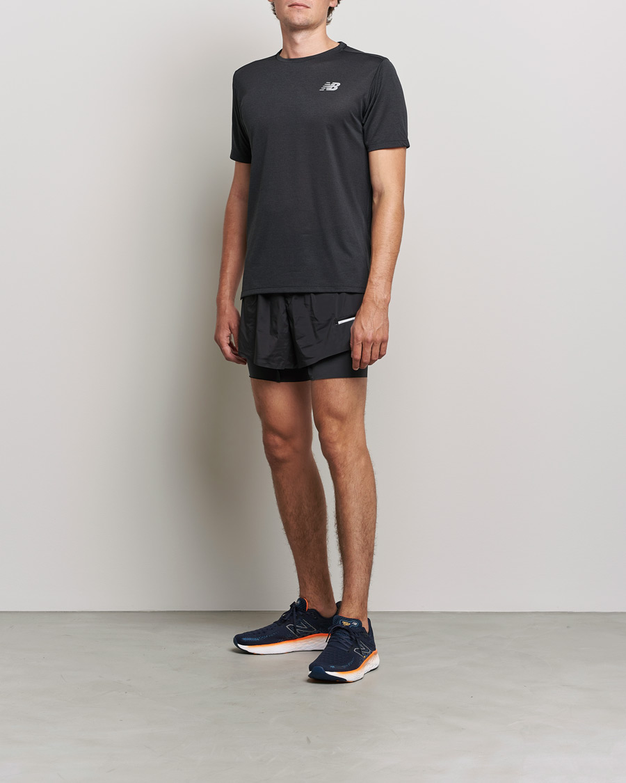 Men | T-Shirts | New Balance Running | Impact Run Short Sleeve T-Shirt Black