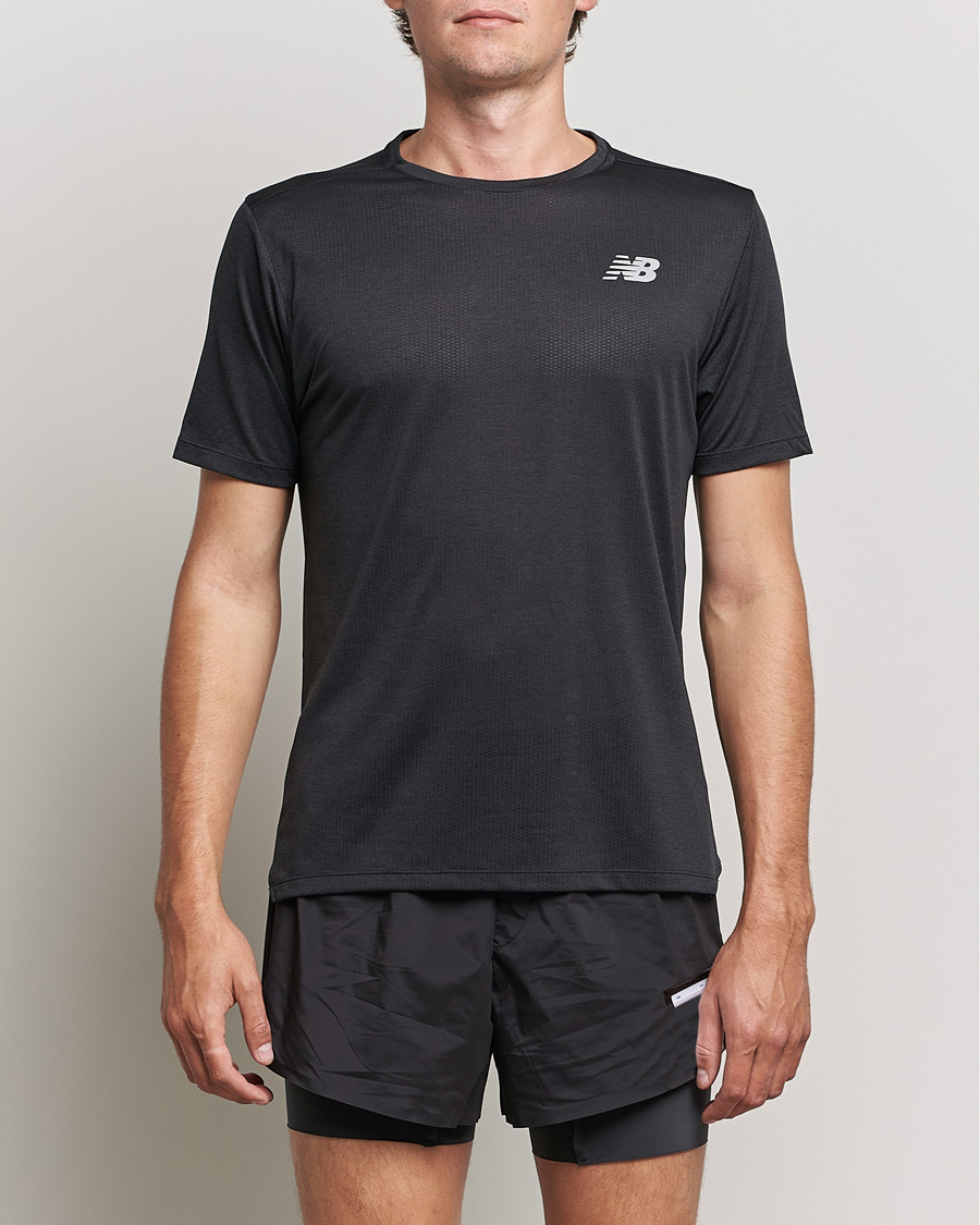 Men | T-Shirts | New Balance Running | Impact Run Short Sleeve T-Shirt Black