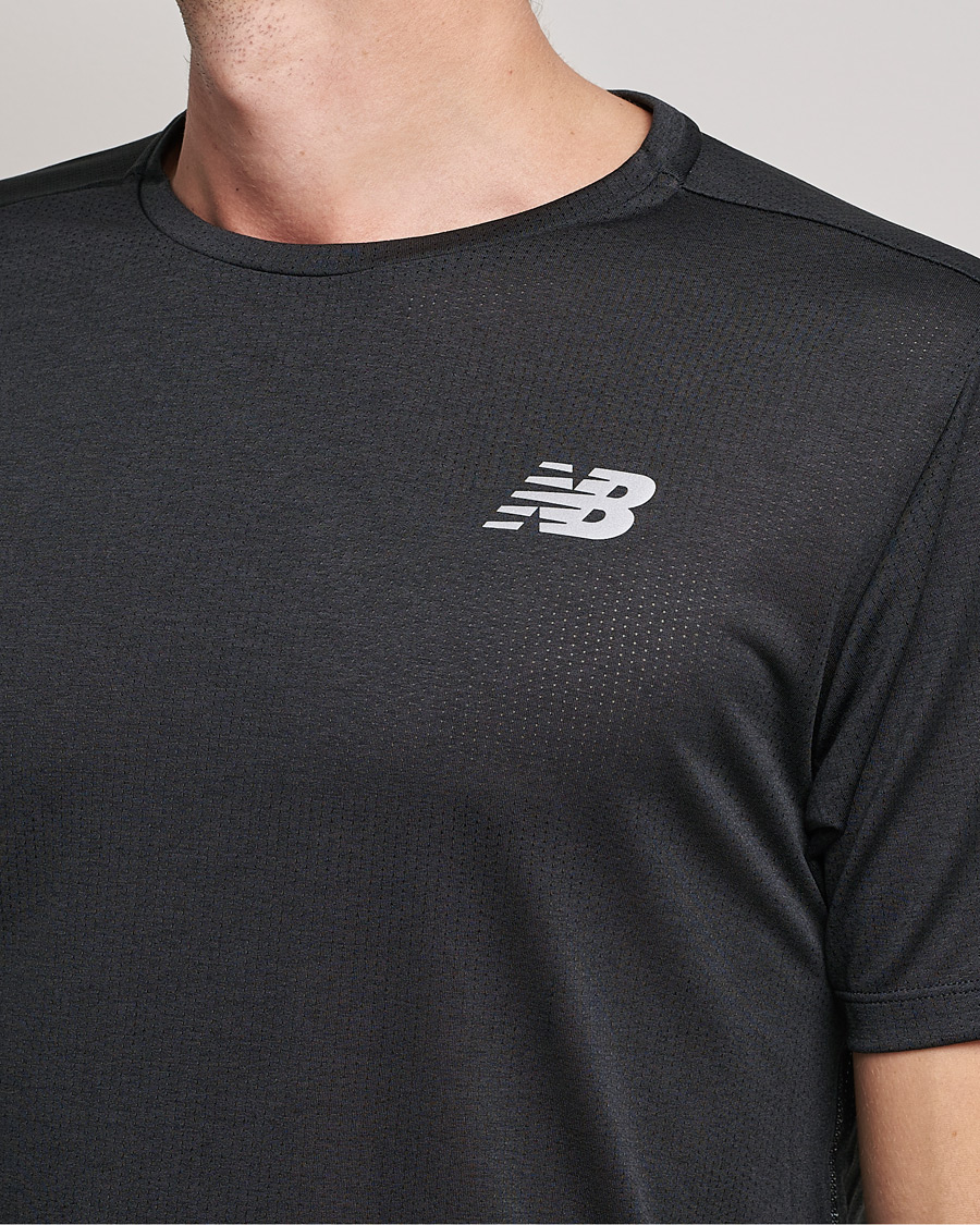 Men | T-Shirts | New Balance Running | Impact Run Short Sleeve T-Shirt Black