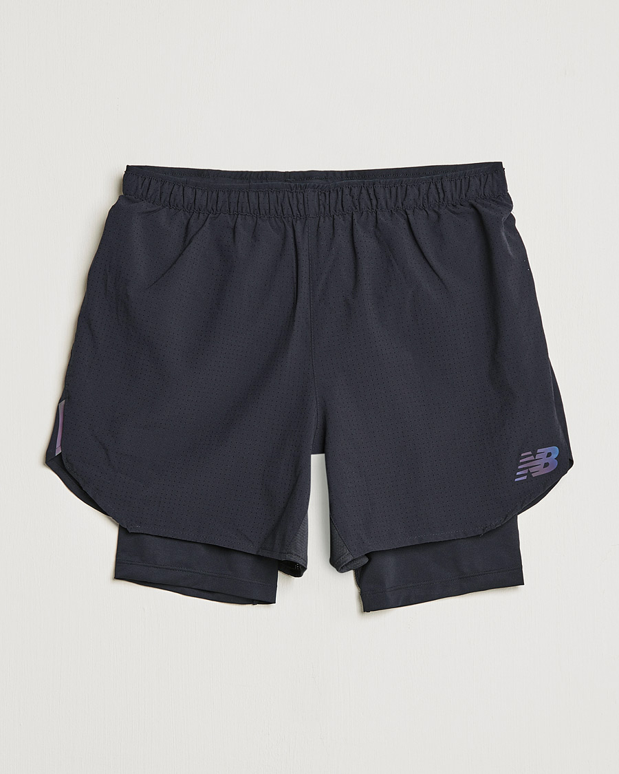 Men | Shorts | New Balance Running | Q Speed 2 in 1 Shorts Black