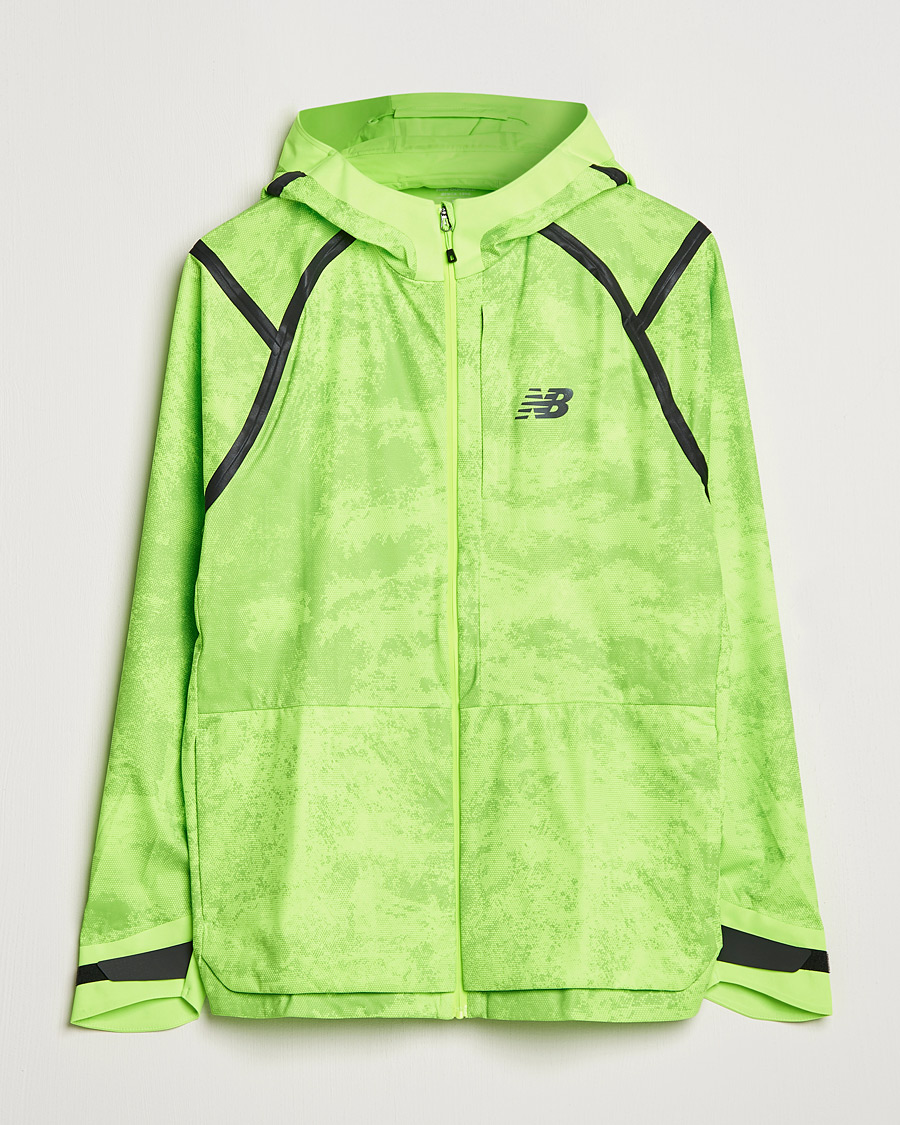 Men | Coats & Jackets | New Balance Running | All-Terrain Waterproof Jacket Pixel Green