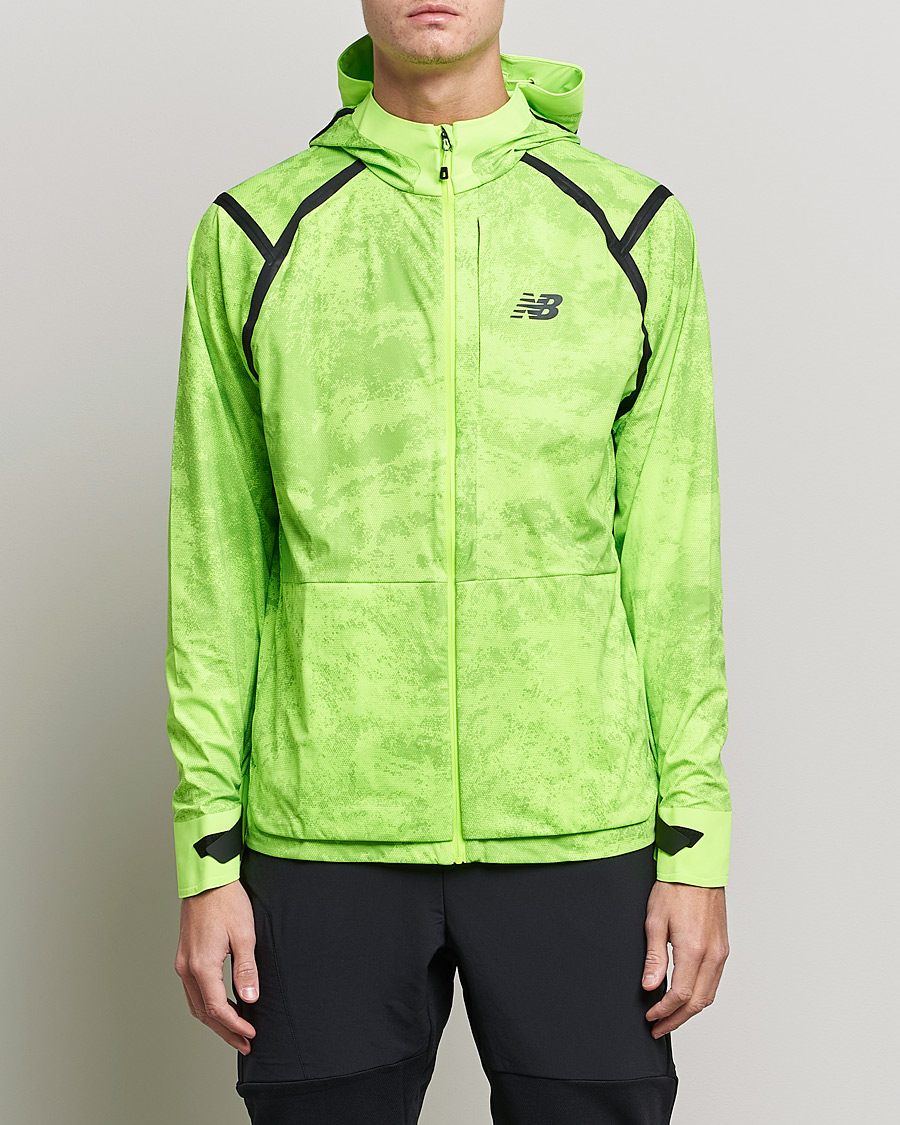 Men | Coats & Jackets | New Balance Running | All-Terrain Waterproof Jacket Pixel Green