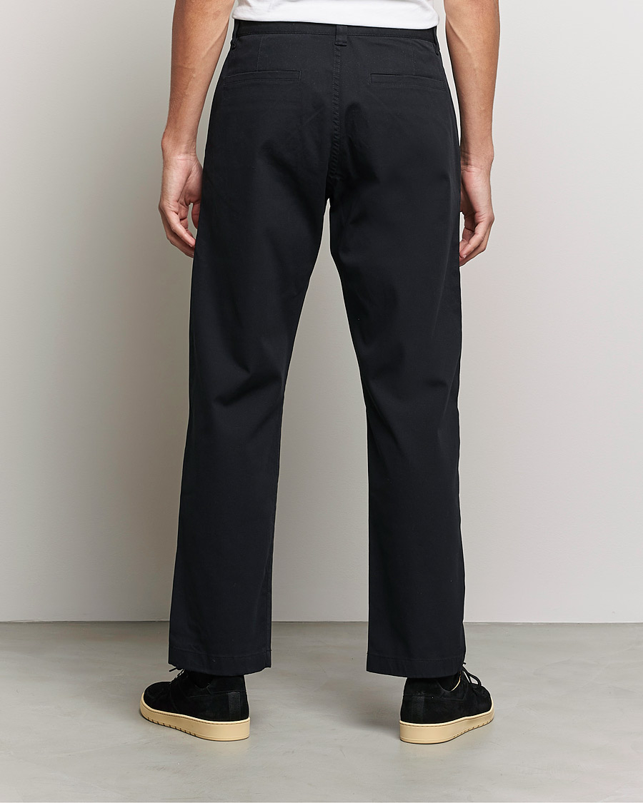 Men | Trousers | NN07 | Alex Straight Fit Cotton Chinos Black