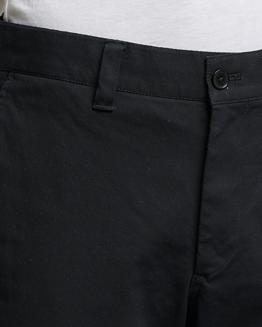 Men | Trousers | NN07 | Alex Straight Fit Cotton Chinos Black
