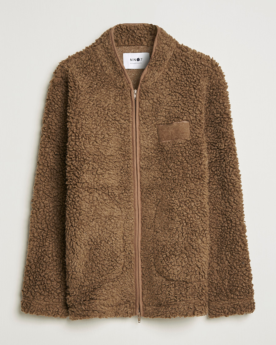 Men | Sweaters & Knitwear | NN07 | Morten Fleece Full Zip Pyramid