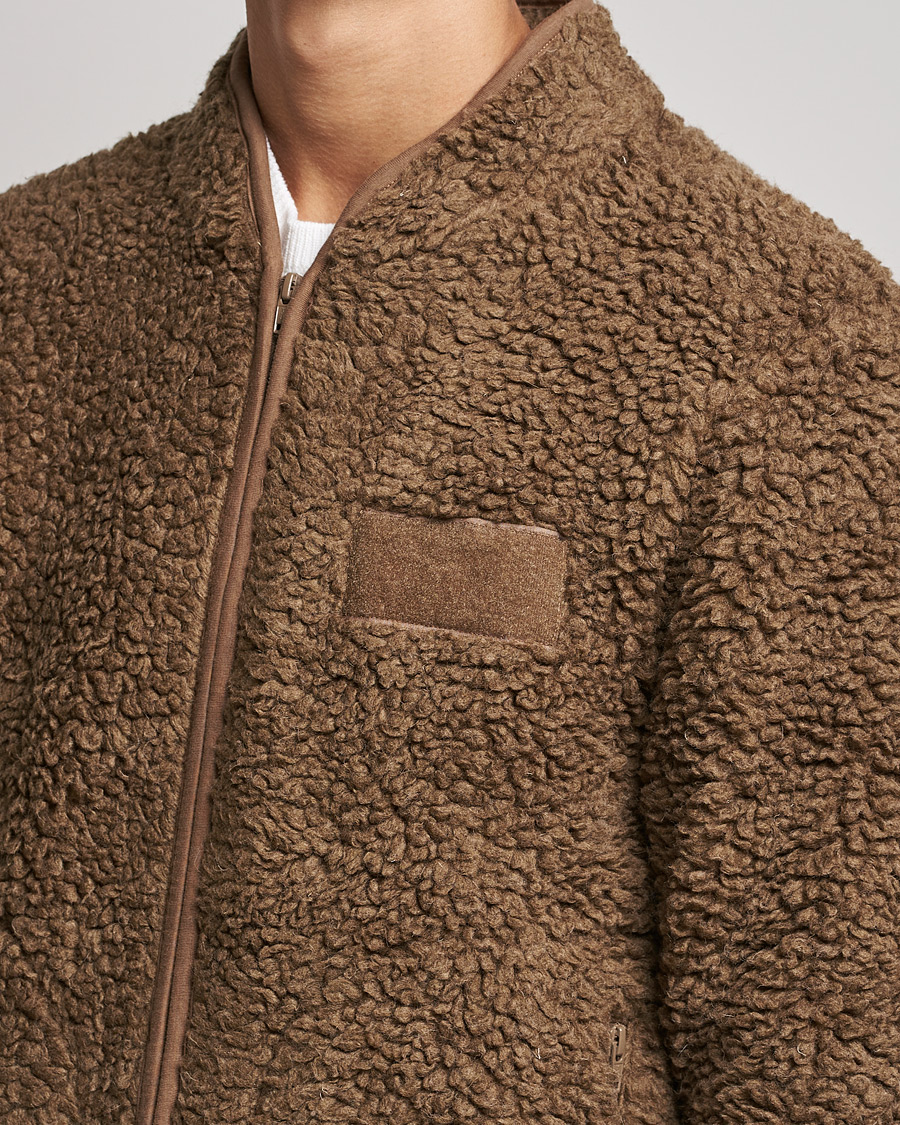 Men | Sweaters & Knitwear | NN07 | Morten Fleece Full Zip Pyramid