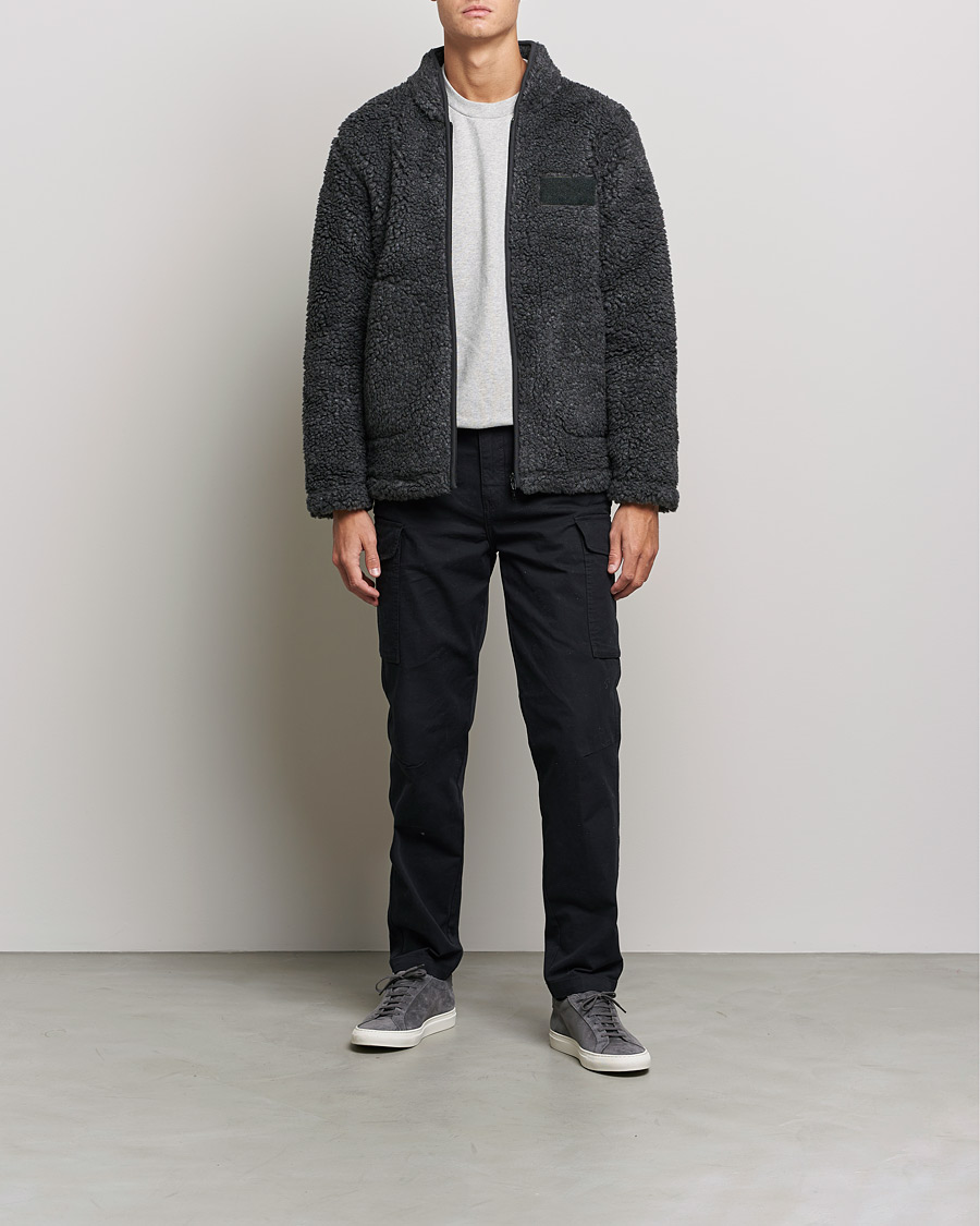 Men | Sweaters & Knitwear | NN07 | Morten Fleece Full Zip Dark Army