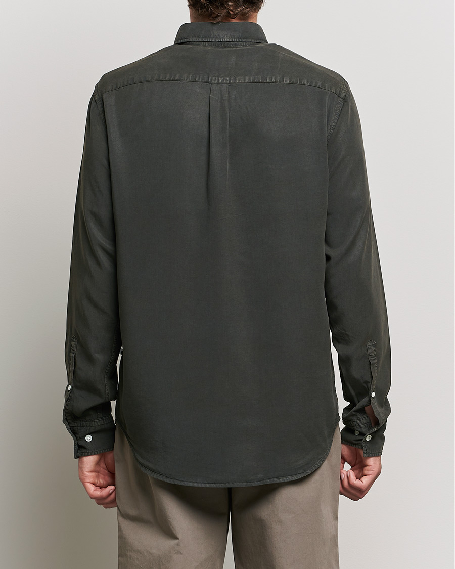 Men | Shirts | NN07 | Levon Tencel Shirt Dark Army