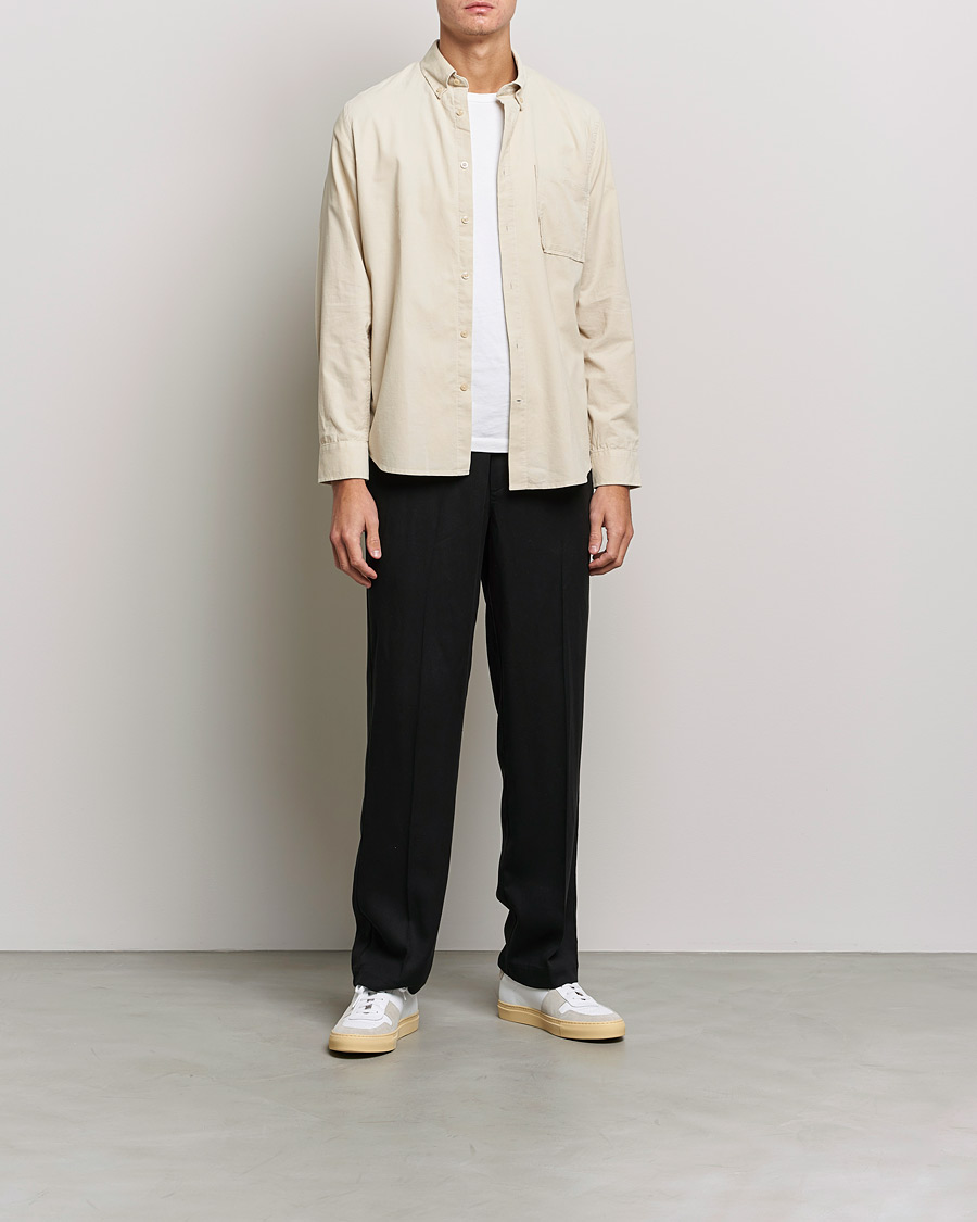 Men | Shirts | NN07 | Arne Corduroy Shirt Ecru