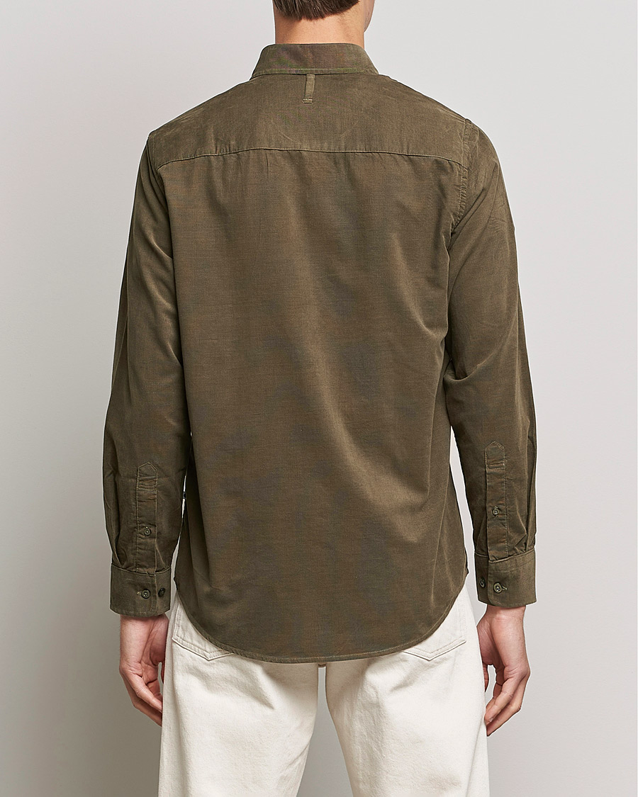 Men | Shirts | NN07 | Arne Corduroy Shirt Dark Clay
