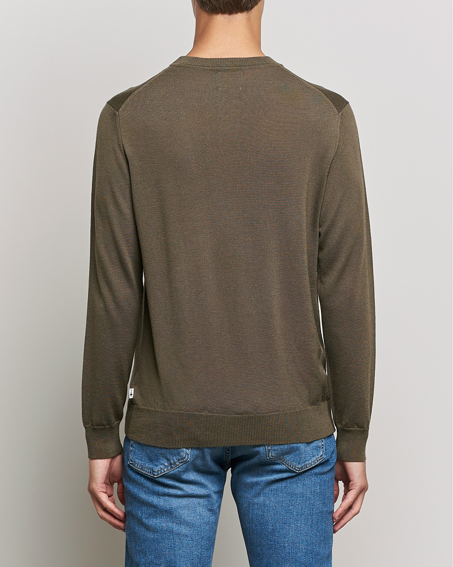 Men | Sweaters & Knitwear | NN07 | Ted Merino Crew Neck Pullover Pyramid