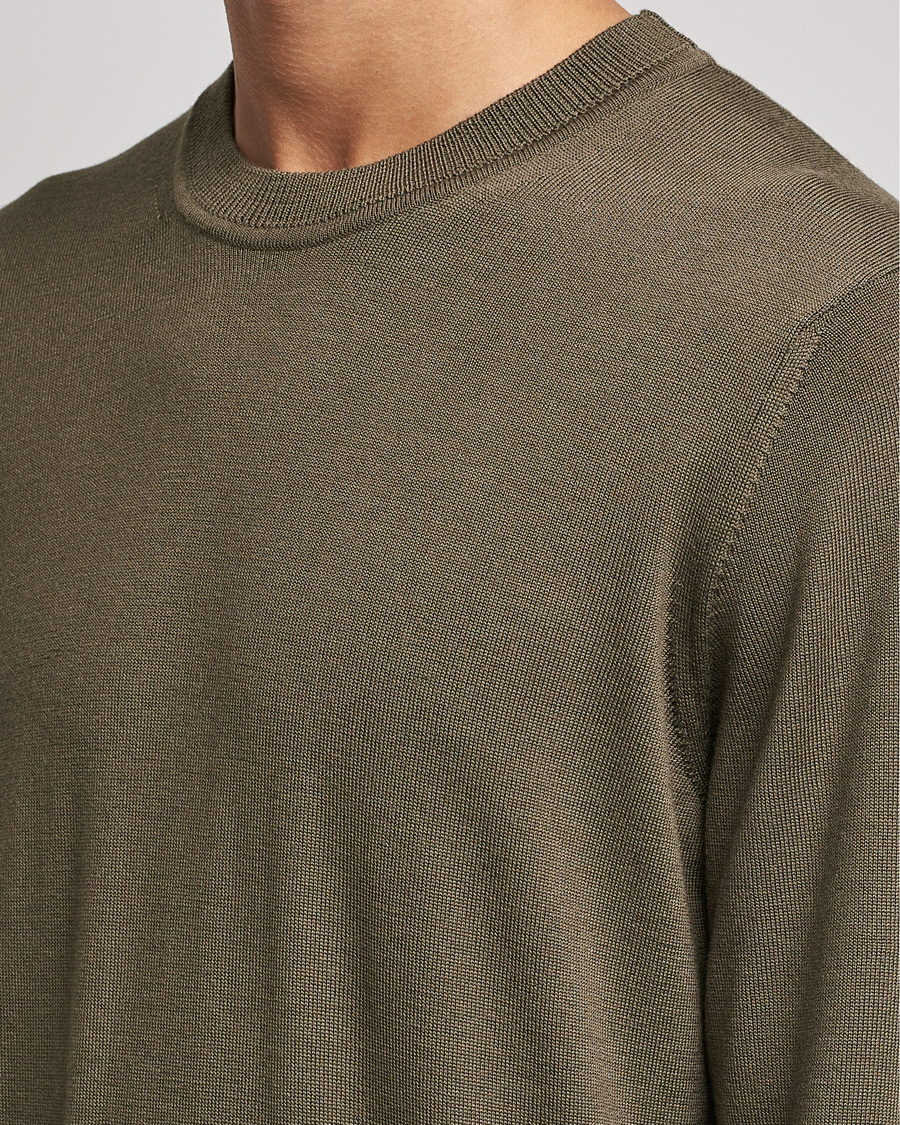 Men | Sweaters & Knitwear | NN07 | Ted Merino Crew Neck Pullover Pyramid