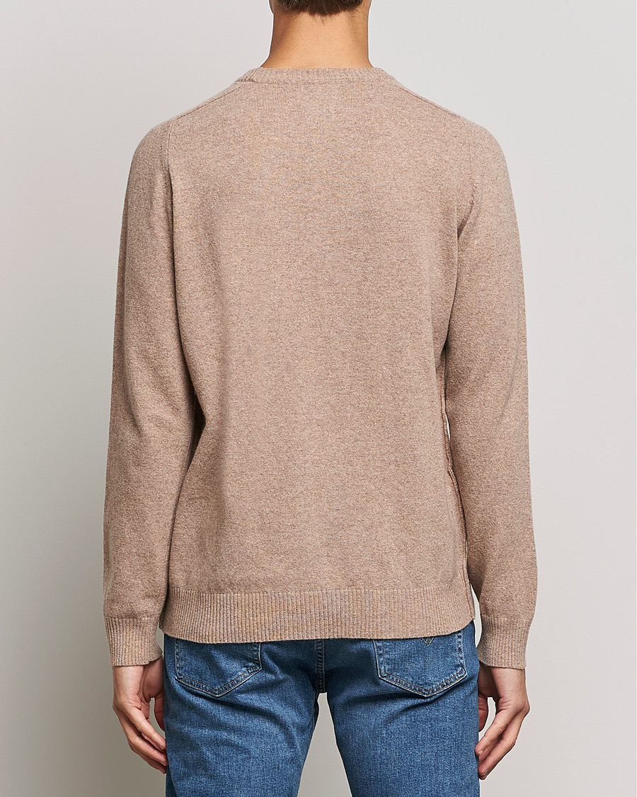 Men | Sweaters & Knitwear | NN07 | Edward Lambswool Crew Neck Pullover Khaki