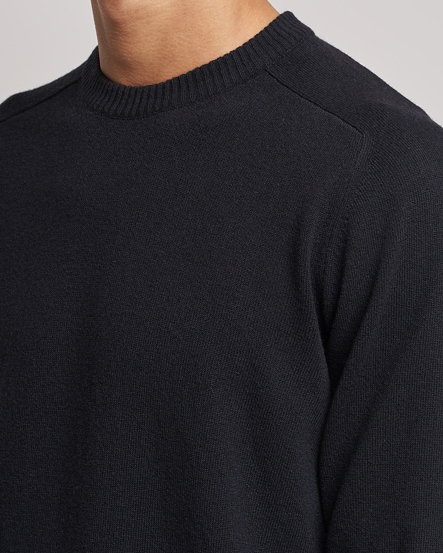 Men | Sweaters & Knitwear | NN07 | Edward Lambswool Crew Neck Pullover Black