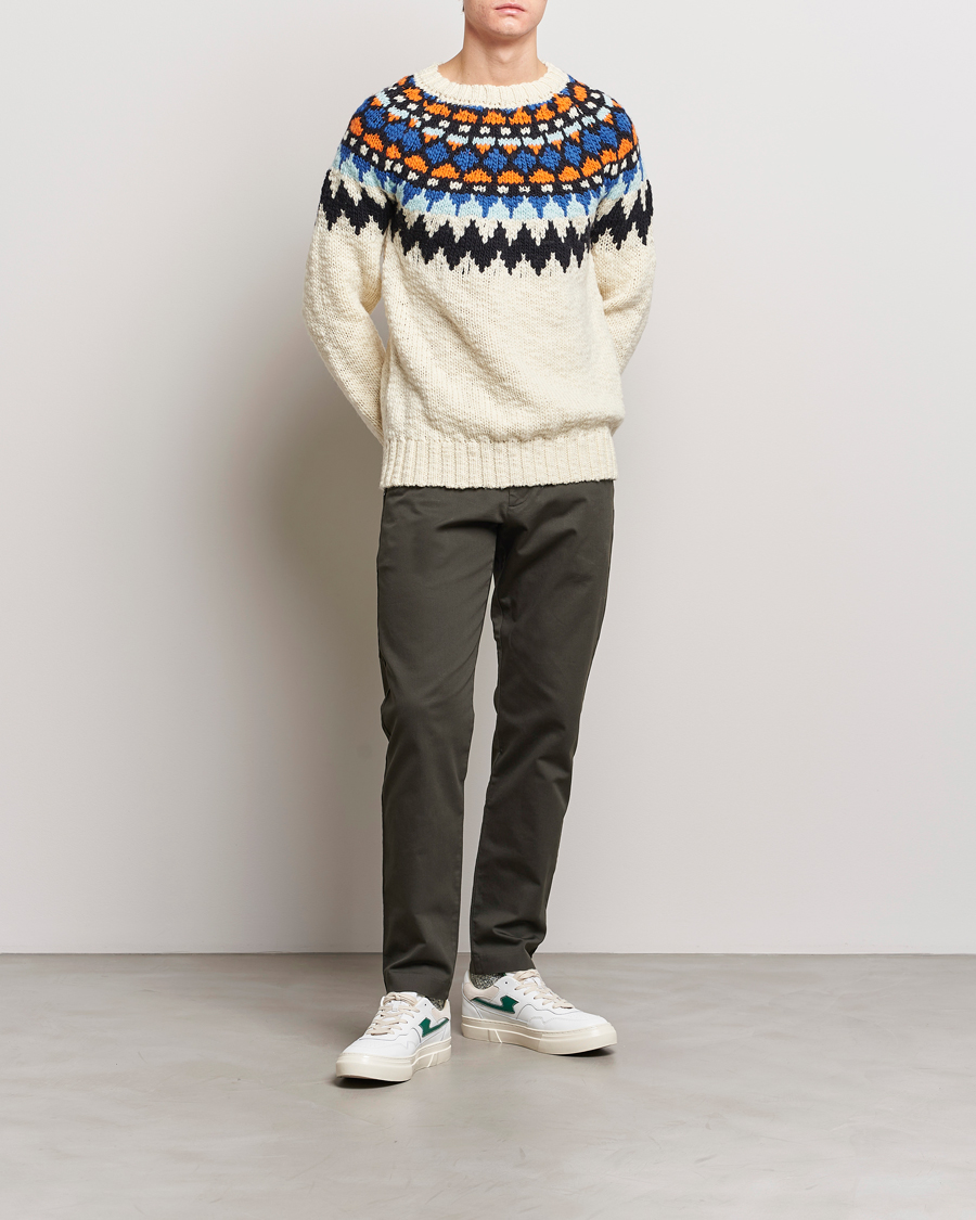 Men | Trousers | NN07 | Theo Regular Fit Stretch Chinos Dark Army