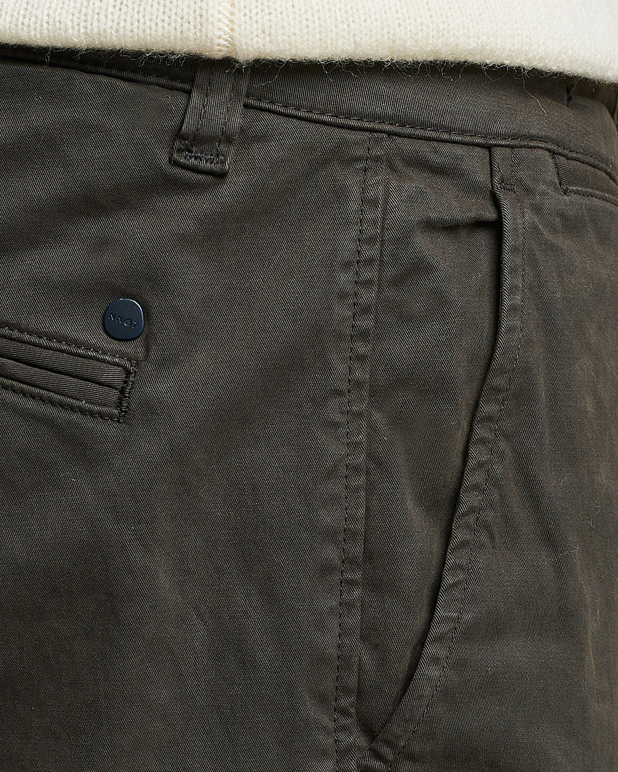 Men | Trousers | NN07 | Marco Slim Fit Stretch Chinos Dark Green