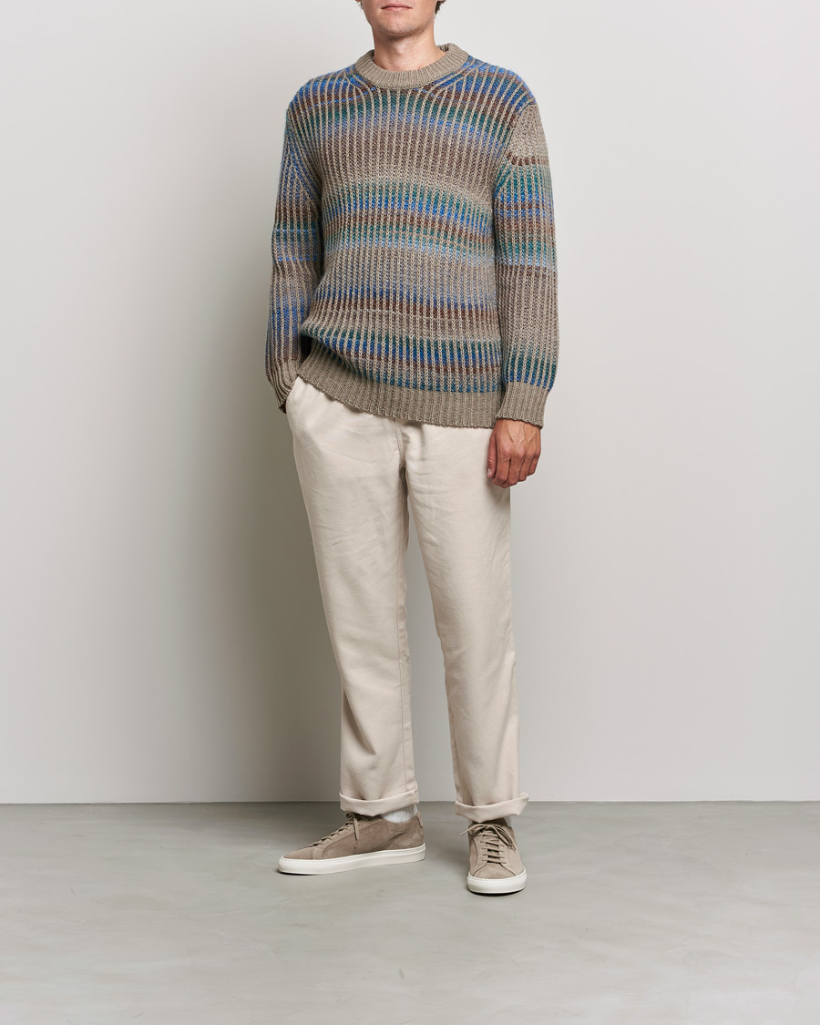 Men | Sweaters & Knitwear | NN07 | Jason Ribbed Knitted Sweater Multi