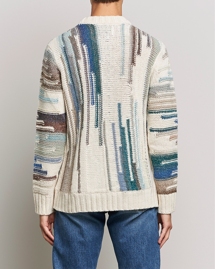 Men | Sweaters & Knitwear | NN07 | Brady Knitted Sweater Ecru Mutli