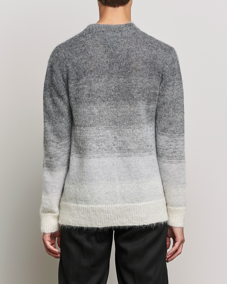 Men | Sweaters & Knitwear | NN07 | Walther Alpacka Mohair Knitted Sweater Grey Multi