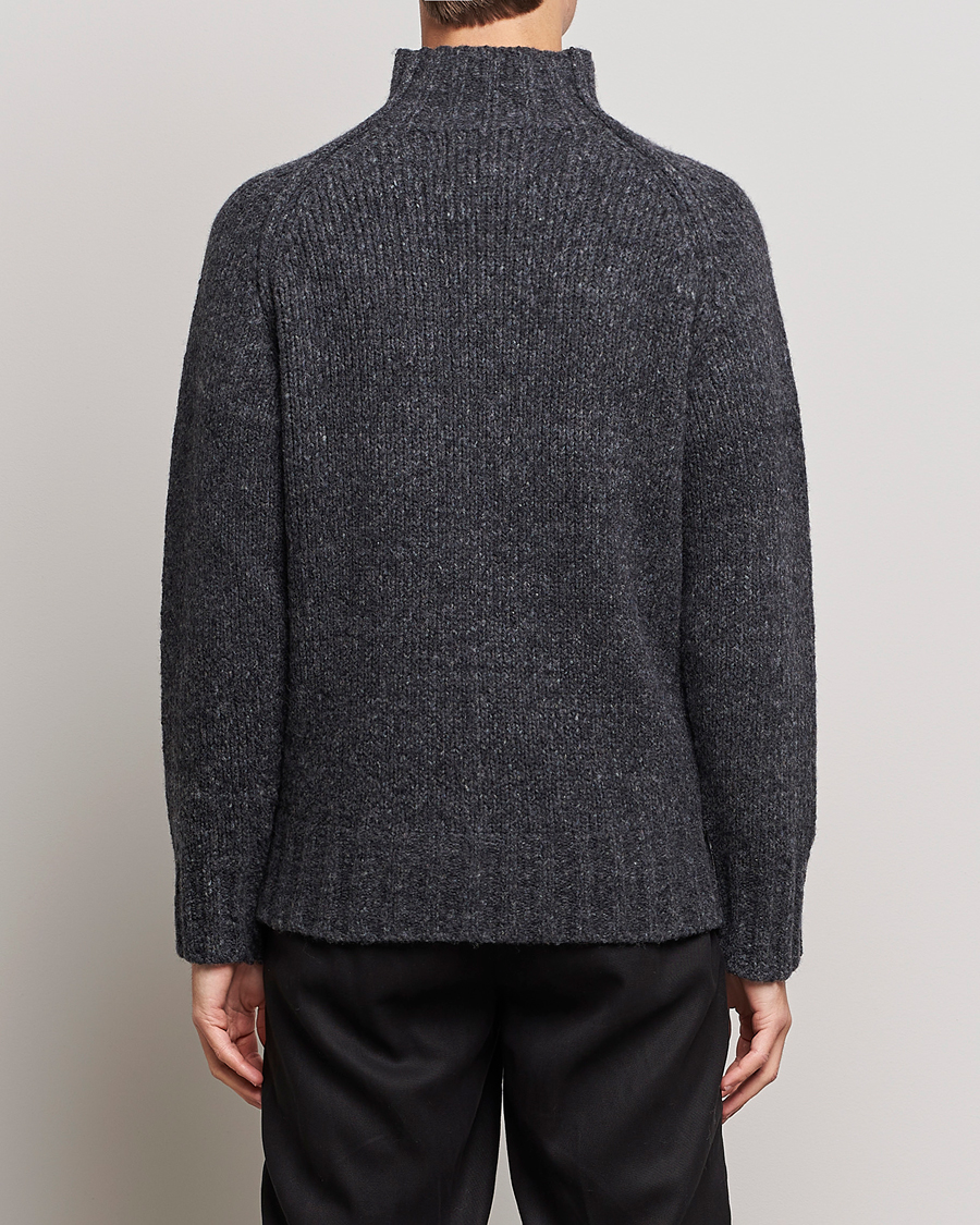 Men | Sweaters & Knitwear | NN07 | William Merino Knitted Polo Concrete