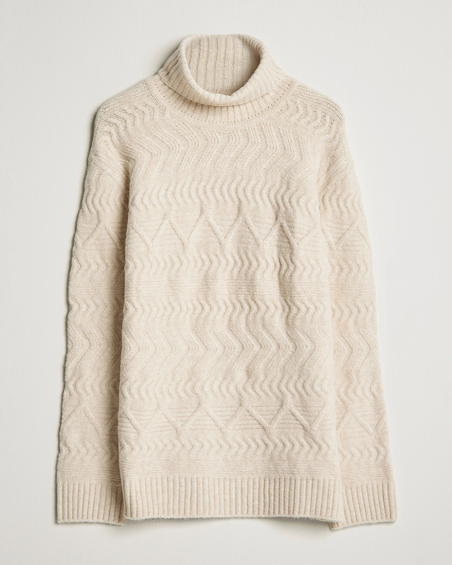 Men | Sweaters & Knitwear | NN07 | Bert Structured Rollneck Ecru